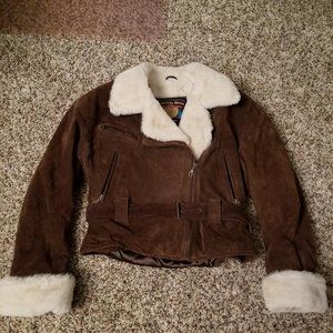 Wilsons suade jacket, Size Small